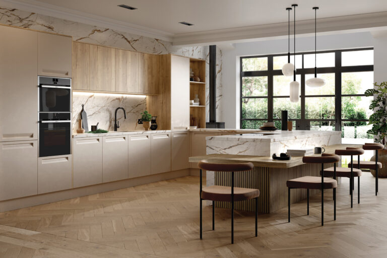 Chippendale Kitchens -Affinity Cashmere & New England Oak