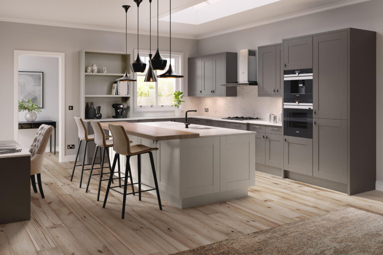 Chippendale Kitchens - Moda Graphite and Light Grey