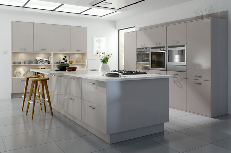 Chippendale Kitchens - Shimmer Gloss and Cashmere
