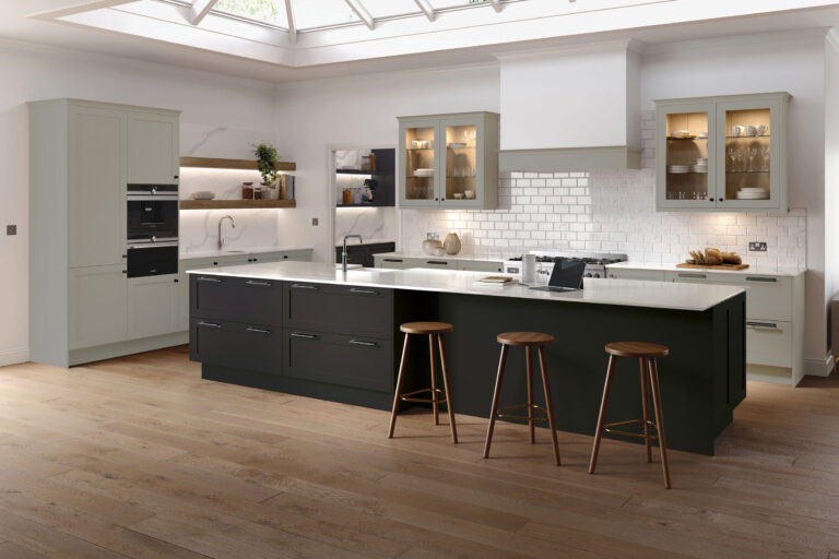 Chippendale Kitchens -Signature Painted Light Grey and Anthracite