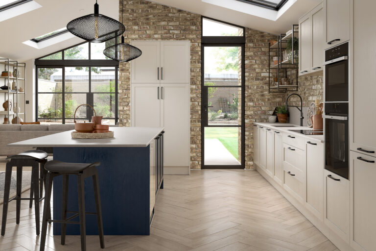 Chippendale Kitchens -Sovereign Indigo and Light Grey