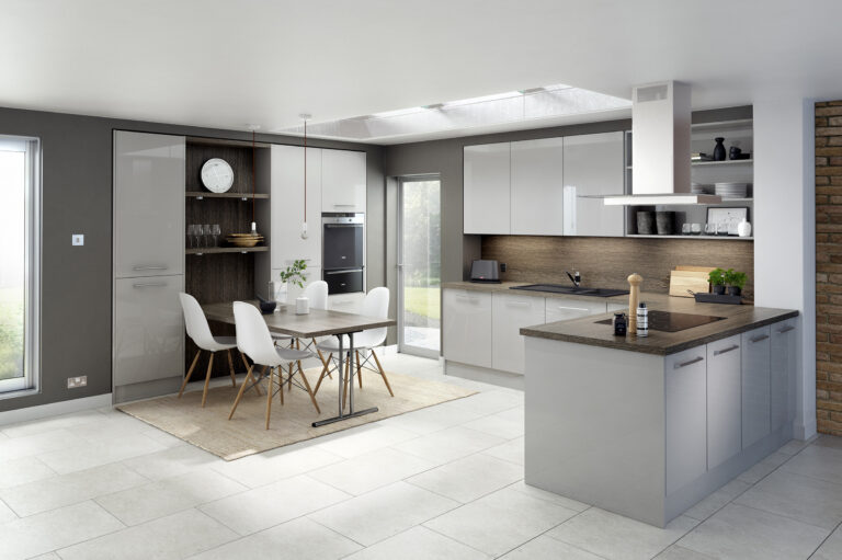 Chippendale Kitchens - Technica Gloss Light Grey